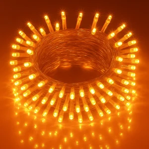 MPROW 40 LEDs 11m Steady Bulb Rice Lights (Pack of 1)
